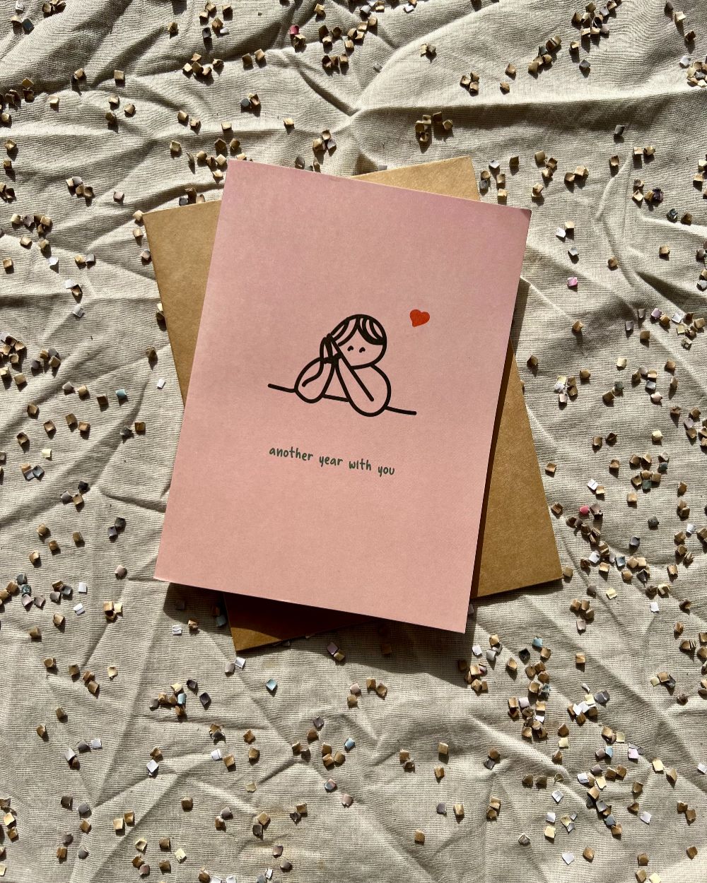 Another year with you | Illustrated Greeting Card