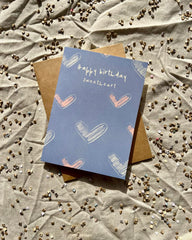 Birthday Sweet heart | Illustrated Greeting Card