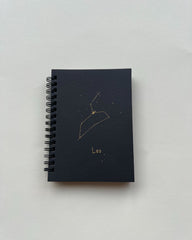 Leo Zodiac sign - Black Mini Notebook