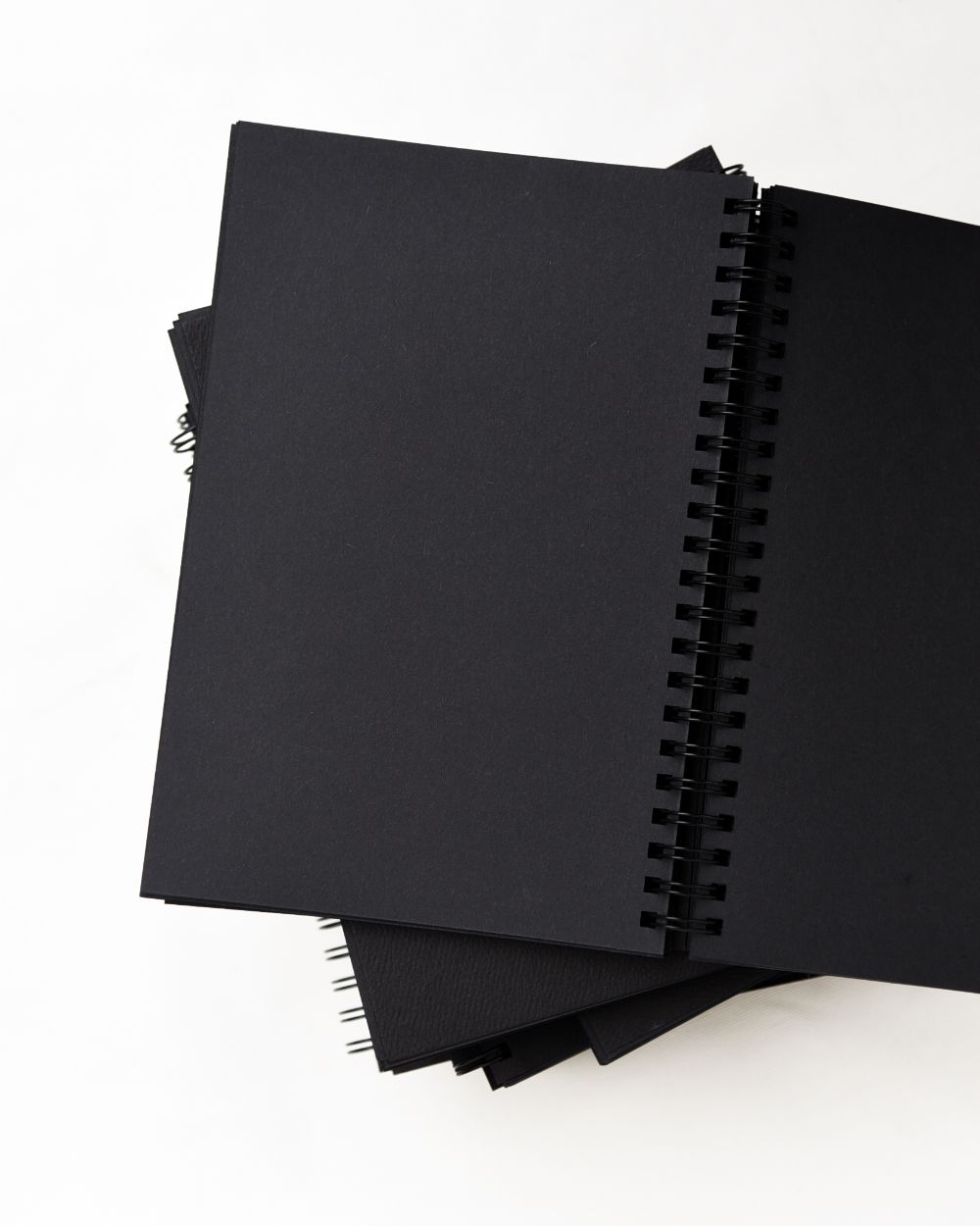 Black Custom Journal - Black Pages