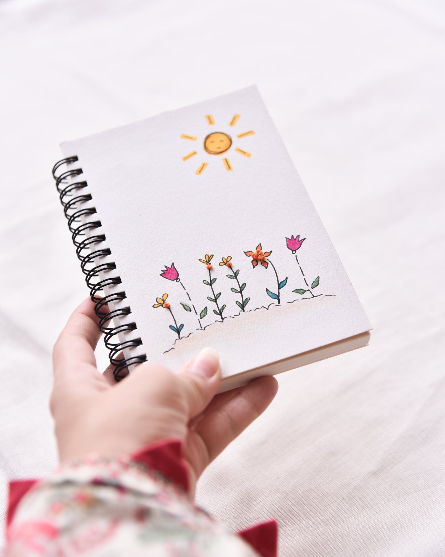 Sunshine - Embroidered Mini Notebook