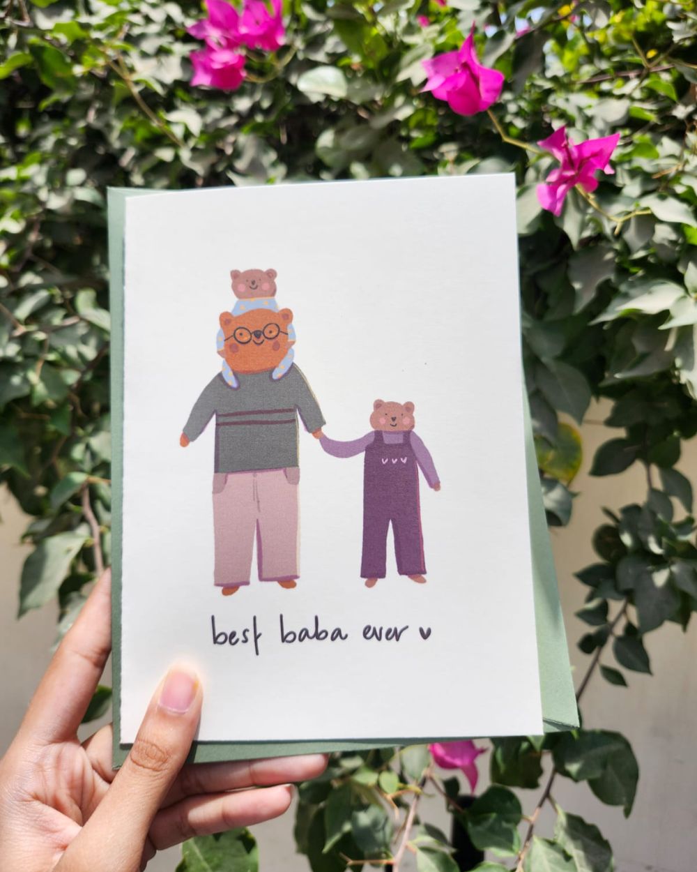 Best Baba  | Greeting Card For Father