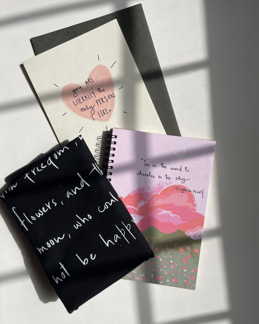 Tote & Notebook Bundle – Free Greeting Card!