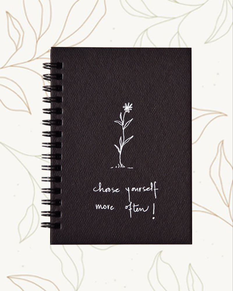 Choose yourself - Black Mini Notebook