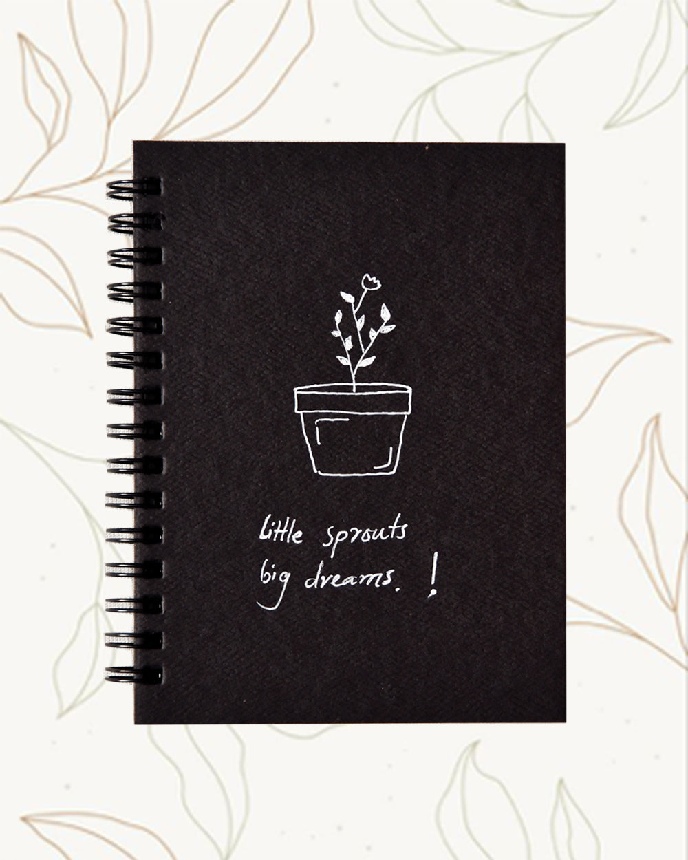 Big Dreams - Black Mini Notebook