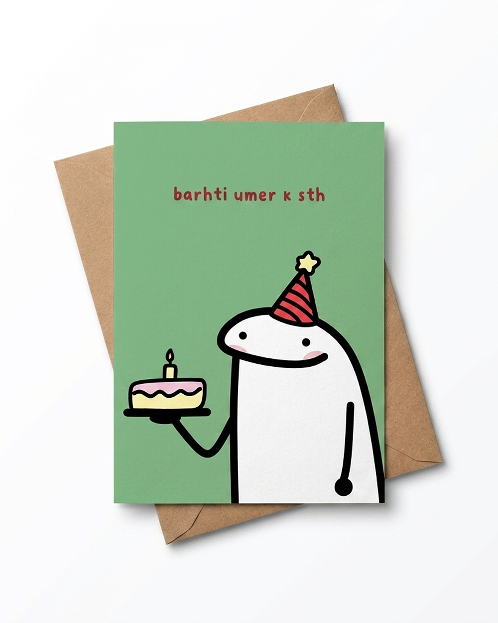 Birthday funny card | Illustrated Greeting Card