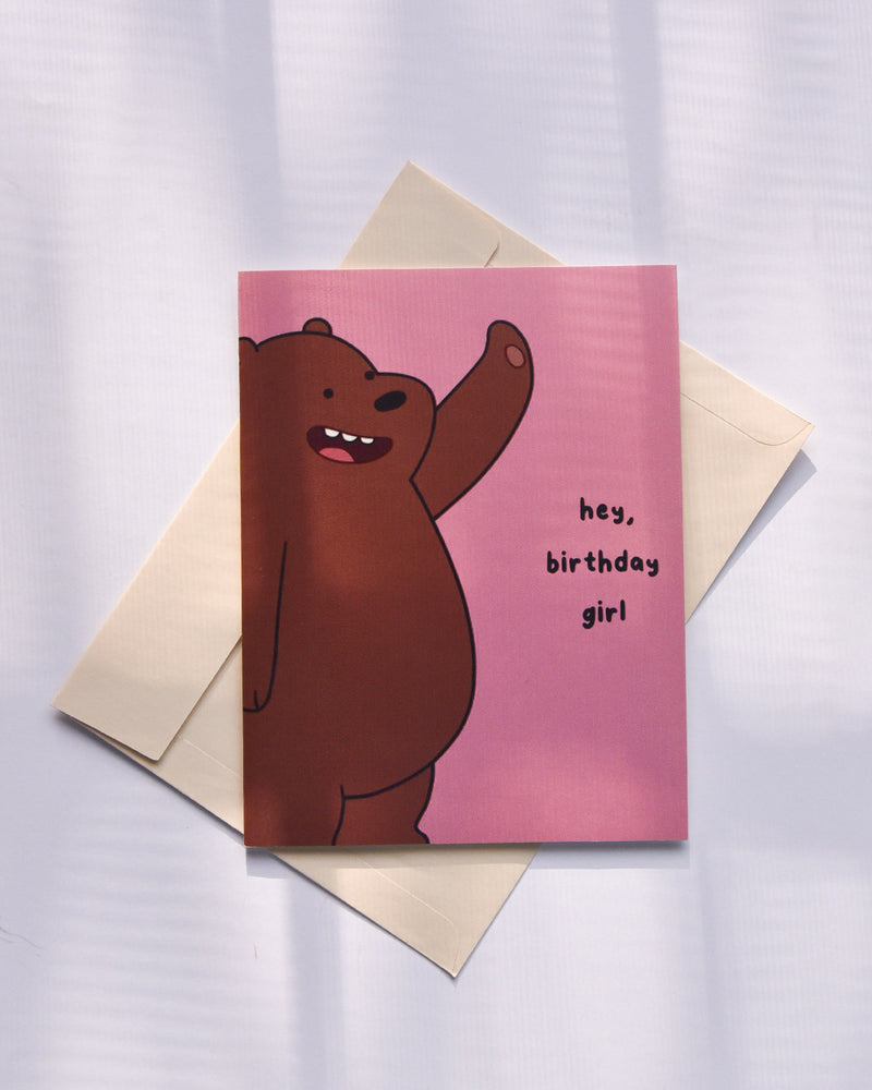 Birthday girl | Illustrated Greeting Card