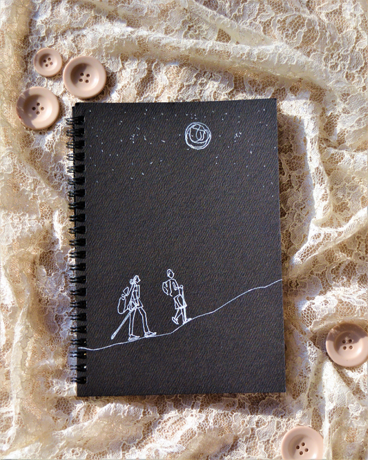 Travelers - Black Paper Journal