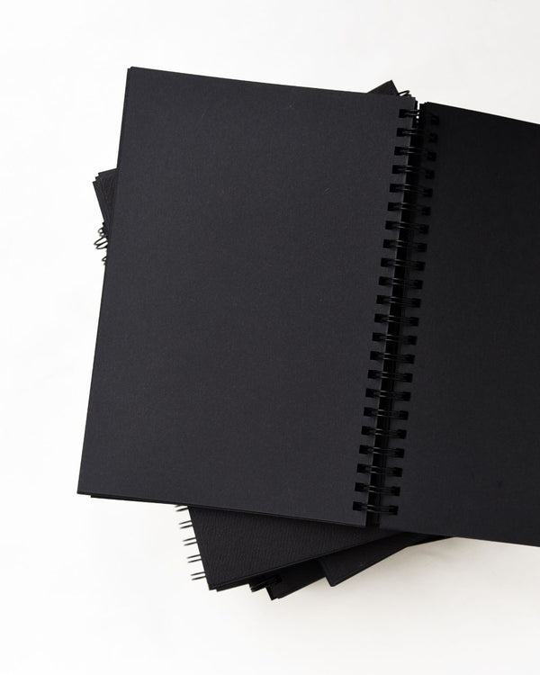 The world is full of magic - Black Paper Journal